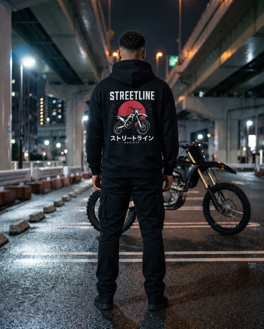 Hoodie zippé MOTOCROSS