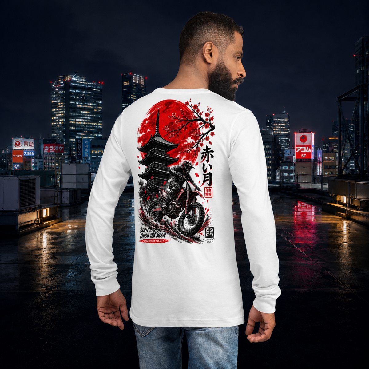 T-shirt manches longues REDMOON