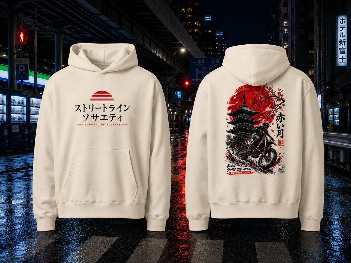 Hoodie oversize REDMOON