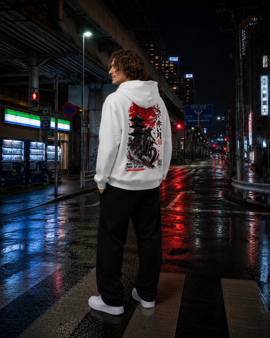 Hoodie oversize REDMOON