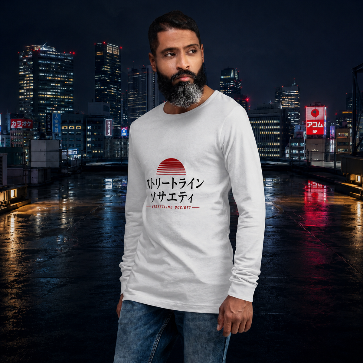 T-shirt manches longues REDMOON
