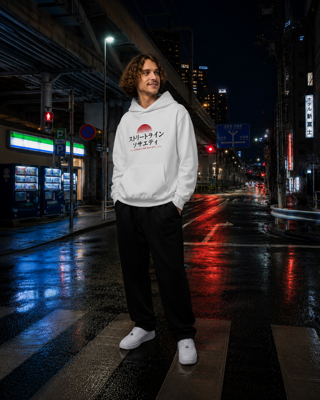 Hoodie oversize REDMOON