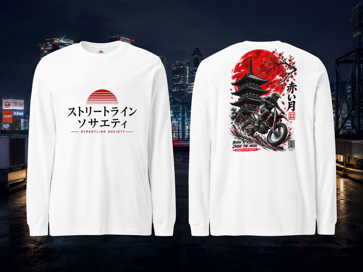 T-shirt manches longues REDMOON
